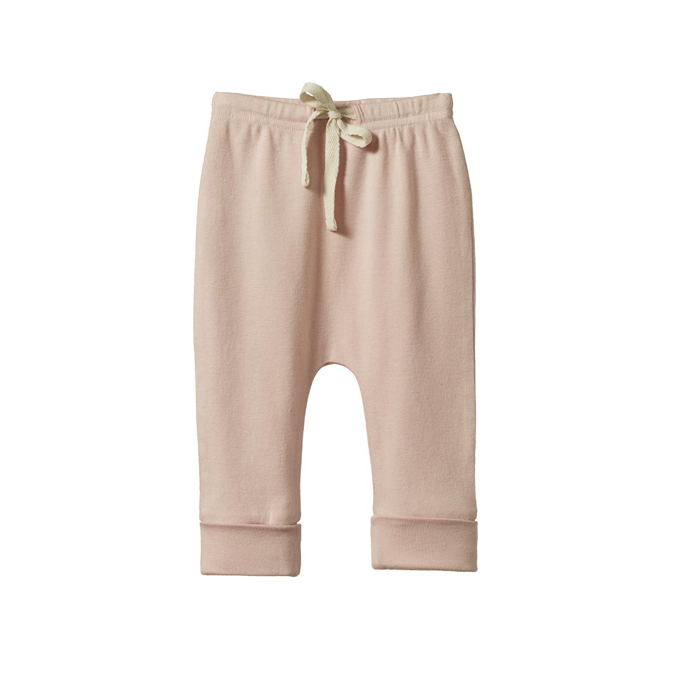 Nature Baby Drawstring Pants Rose Dust